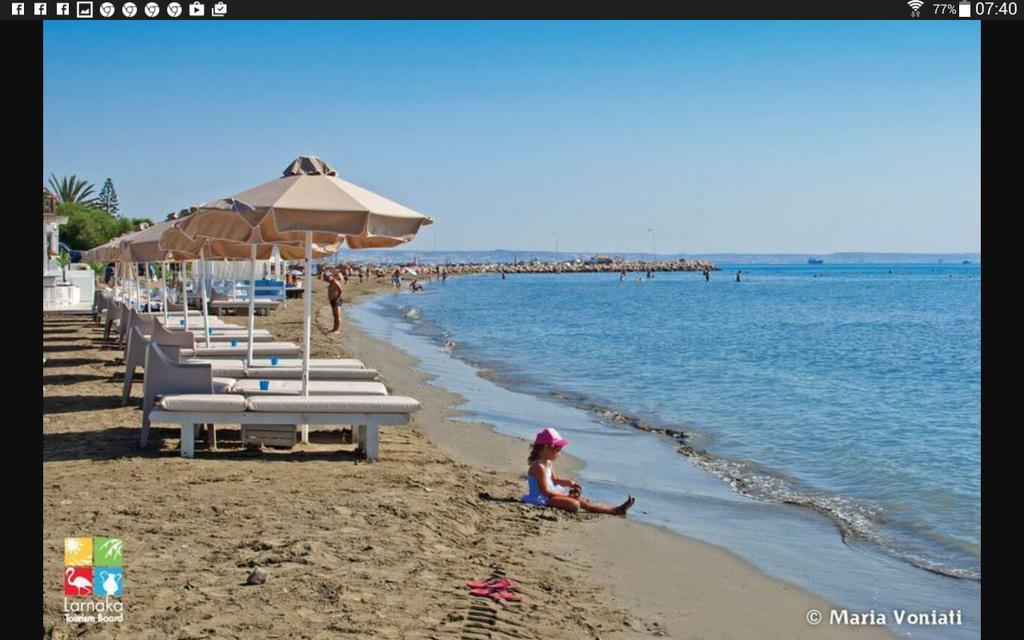 Panikos Beach Apartment I Larnaca Extérieur photo